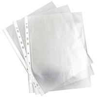Everyday A4 Lightweight Punched Pockets Clear, Pack of 100
