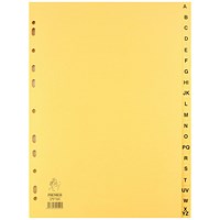 Everyday Index Dividers, A-Z, Buff Tabs, A4, Buff