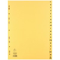 Everyday Index Dividers, A-Z, Buff Tabs, A4, Buff