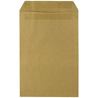 C4 Envelopes, Self Seal, 115gsm, Manilla, Pack of 250