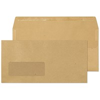 Blake Everyday DL Manilla Wallet Window Self Seal 80gsm 110x220mm BOX 1000