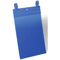 Durable Strap Ticket Holder Pouch Document Pocket, Portrait, A4, Blue, Pack of 50 Durable Strap Ticket Holder Pouch Document Pocket, Portrait, A4, Blue, Pack of 50