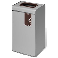 Durable Durasort Food Waste Recycables Collector, 55 Litres, Grey/Brown