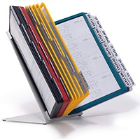Durable Vario A4 Table 30 Display Panel Desk Stand, 30 Panels, Colour Coded Durable Vario A4 Table 30 Display Panel Desk Stand, 30 Panels, Colour Coded