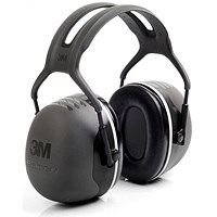 3M Peltor X5 Headband Ear Defenders, Grey & Black