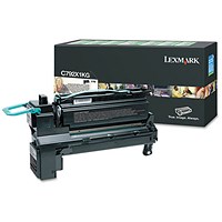 Lexmark C792X1KG Black Extra High Yield Laser Toner Cartridge