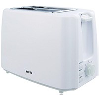 Igenix Plastic 2 Slice Toaster, White