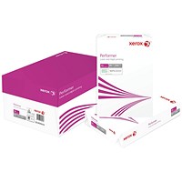 Xerox A4 Performer Paper, White, 80gsm, Box (5 x 500 Sheets)