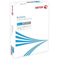 Xerox A3 Business Paper, White, 80gsm, Ream (500 Sheets)