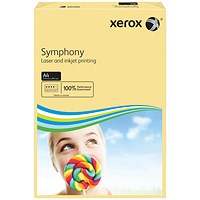Xerox A4 Symphony Coloured Paper, Ivory White, 80gsm, Ream (500 Sheets)