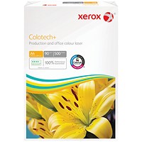 Xerox A4 Colotech+ FSC3 Paper, White, 90gsm, Ream (500 Sheets)