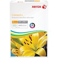 Xerox A3 Colotech+ FSC3 Paper, White, 120gsm, Ream (500 Sheets)