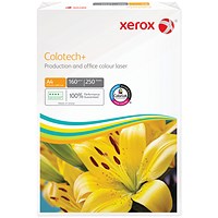 Xerox A4 Colotech+ FSC3 Paper, White, 160gsm, Ream (250 Sheets)