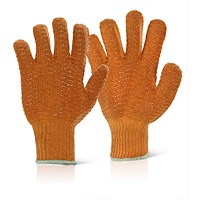 Beeswift Criss Cross Gloves, Orange, XL, Pack of 10