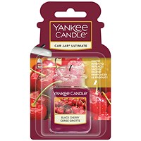 Car Jar Ultimate Scented Air Freshener Black Cherry Red
