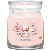Yankee Candle Signature Medium Jar, 368g, Pink Sands, Pack of 4 Yankee Candle Signature Medium Jar, 368g, Pink Sands, Pack of 4
