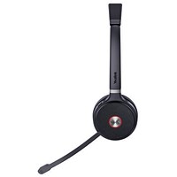 Yealink WH62 Wireless Binaural On-ear Headset with Charging Stand DECT MS Teams 1308001 Yealink WH62 Wireless Binaural On-ear Headset with Charging Stand DECT MS Teams 1308001