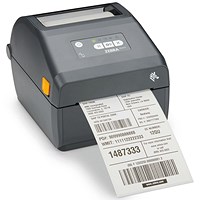 Zebra ZD421T Wireless Label Printer, Desktop