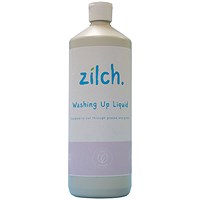 Zilch Washing Up Liquid Bottle, 1L