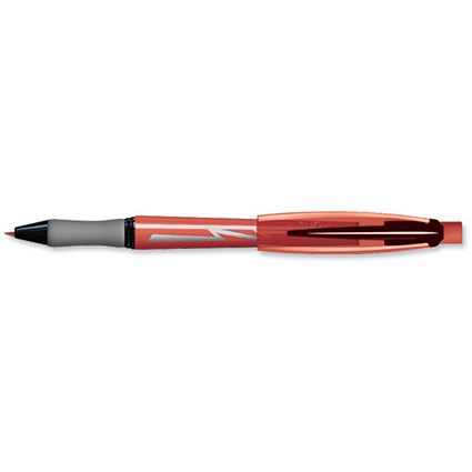 Paper Mate Replay.Max Ball Pen Erasable 1.0mm Tip 0.7mm Line Red [Pack 12]