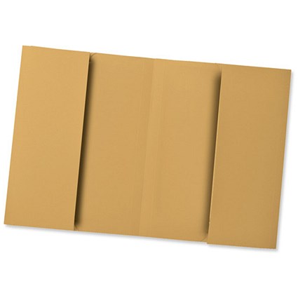 Concord Document Wallet 315gsm Double Pocket 2x30mm Foolscap Yellow [Pack 25]
