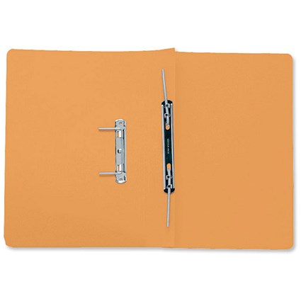 Concord Transfer Spring Files 300gsm 38mm Foolscap Orange [Pack 25]