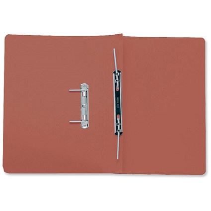 Concord Transfer Spring Files 300gsm 38mm Foolscap Red [Pack 25]