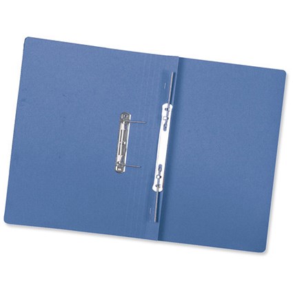 Concord Transfer Spring Files 420gsm 38mm Foolscap Blue [Pack 25]