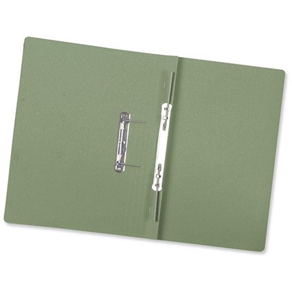 Concord Transfer Spring Files 420gsm 38mm Foolscap Green [Pack 25]