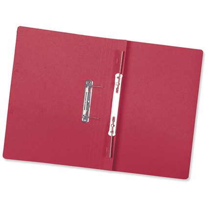 Concord Transfer Spring Files 420gsm 38mm Foolscap Red [Pack 25]