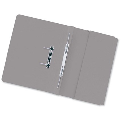 Concord Transfer Spring Files with Pocket 315gsm 38mm Foolscap Grey [Pack 25]
