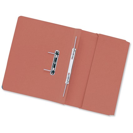 Concord Transfer Spring Files with Pocket 315gsm 38mm Foolscap Red [Pack 25]