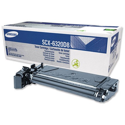 Samsung Fax Toner Cartridge Page Life 8000pp Black Ref SCX6320D8/ELS