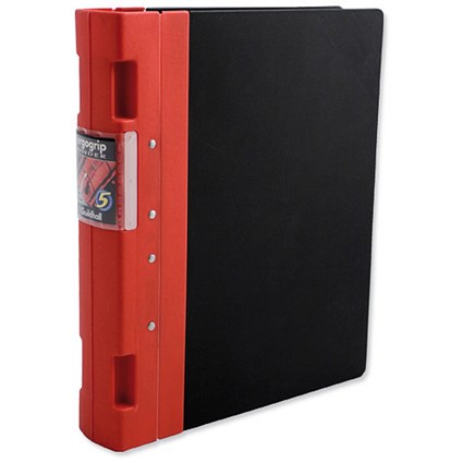 Guildhall GL Ergogrip Binder Capacity 400 Sheets 4x 2 Prong 55mm A4 Red [Pack 2]