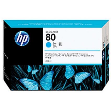 HP 80 Cyan Ink Cartridge