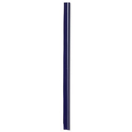 Durable Eurobar Spine Bars A4 Capacity 6mm Blue [Pack 100]