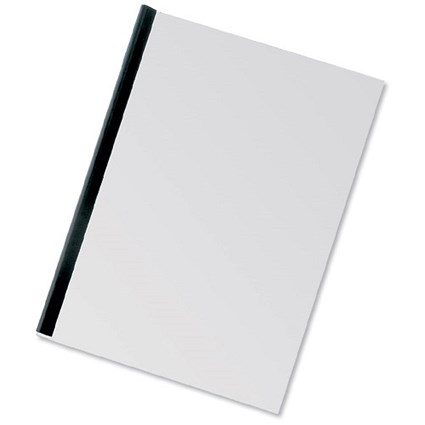 Clearview Binders 6mm Slide A4 Black [Pack 100]