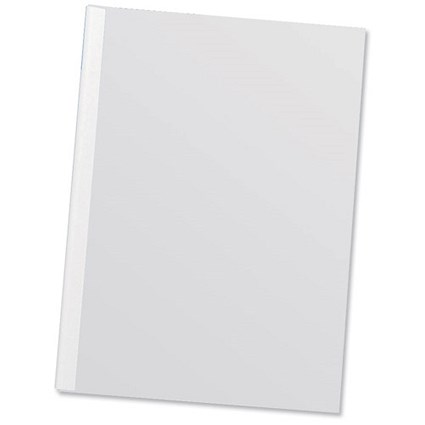 Clearview Binders 6mm Slide A4 White [Pack 100]
