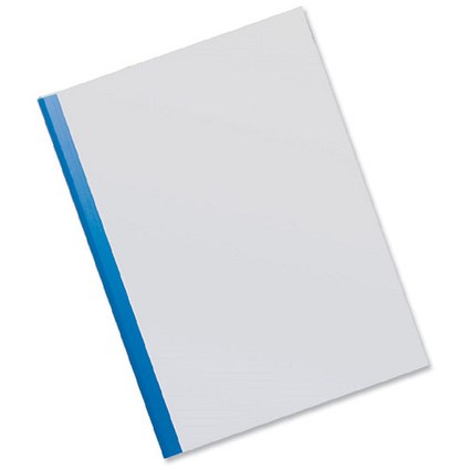Clearview Binders 6mm Slide A4 Blue [Pack 100]