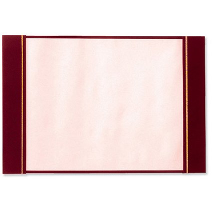 Military End Blotter 4mm Hardboard Full Demy W450xD570mm Burgundy