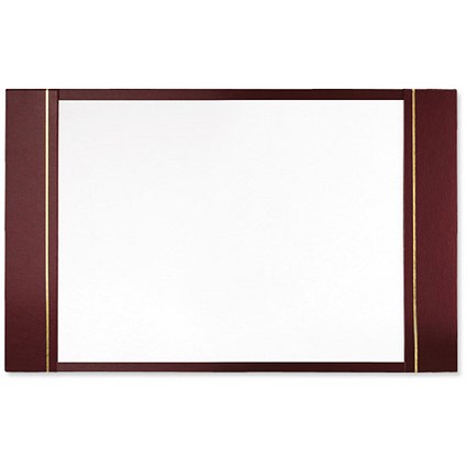 Leathercraft Military End Blotter 4mm Hardboard Half Demy W445xD285mm Burgundy