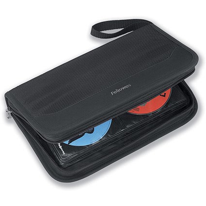 CD and DVD Wallet Capacity 64 with Cleaning Cloth