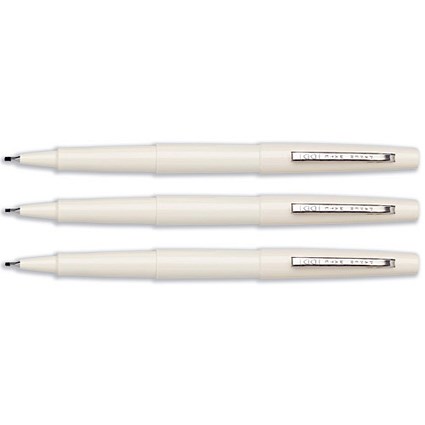Paper Mate Ultrafine Pen Durable 0.8mm Tip 0.5mm Line Black [Pack 12]