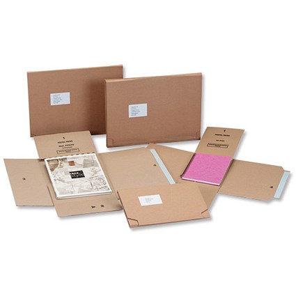 Smartbox Postal Pack Cardboard 330x240x50mm Ref 166852266 [Box 25]