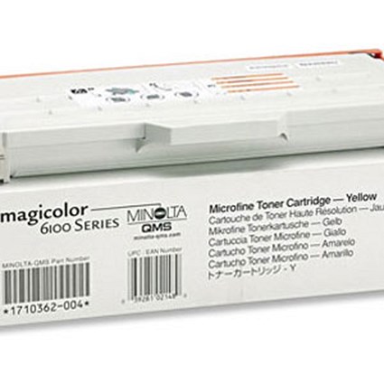 Konica Minolta Laser Toner Cartridge Yellow for Magicolor 6100 Ref 1710362-004