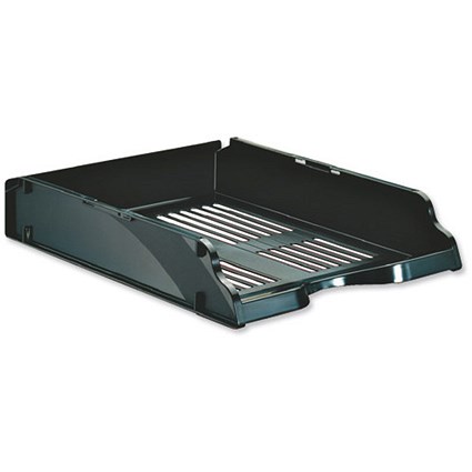 Office Letter Tray Polystyrene W278xD377xH65mm Black