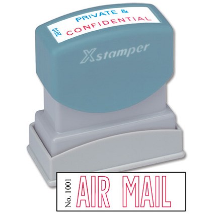 Xstamper Word Stamp Pre-inked Reinkable - Air Mail - W42xD13mm