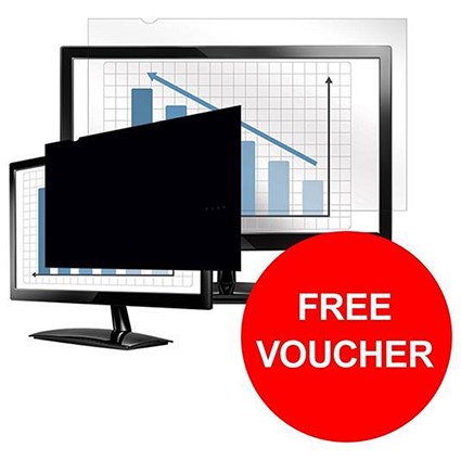 Fellowes Blackout Privacy Filter / 20 inch Widescreen / 16:9 / Offer Includes FREE Gift Voucher
