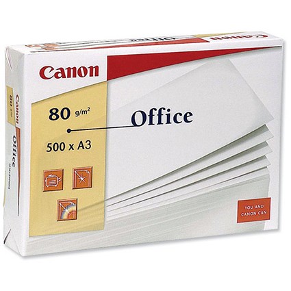 Canon Office Multifunctional Paper Ream-Wrapped 80gsm A3 White [500 Sheets]