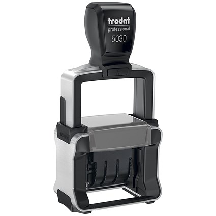 Trodat Professional 5030 Self-inking Dater Stamp with Metal Frame